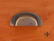 Distressed Heavy Cup Pull 3 1/2" (89mm) - Antique English - New York Hardware Online