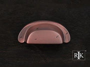 Distressed Heavy Cup Pull 3 1/2" (89mm) - Distressed Copper - New York Hardware Online