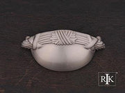 Lines and Crosses @ Edge Cup Pull 3 5/8" (92mm) - Pewter - New York Hardware Online