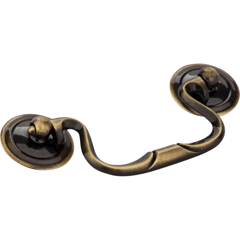 Kingsport Cabinet Drop Pull by Elements - Brushed Antique Brass