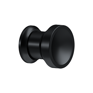 Chalice Knob by Deltana -  - Paint Black - New York Hardware