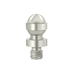 Specialty Solid Brass Acorn Tip Finals by Deltana -  - Polished Nickel - New York Hardware