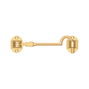 Bristish Style Cabin Hook  by Deltana - 4" - PVD Polished Brass - New York Hardware