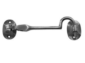 Cabin Hooks, British Style, 4" hook - Pewter - New York Hardware Online