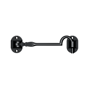 Bristish Style Cabin Hook  by Deltana - 4" - Paint Black - New York Hardware