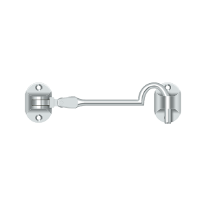 Bristish Style Cabin Hook  by Deltana - 4" - Polished Chrome - New York Hardware