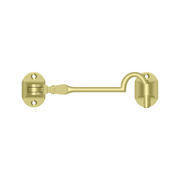 Bristish Style Cabin Hook  by Deltana - 4" - Polished Brass - New York Hardware