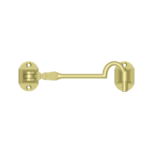 Bristish Style Cabin Hook  by Deltana - 4" - Polished Brass - New York Hardware