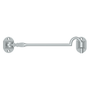 Bristish Style Cabin Hook  by Deltana - 6" - Brushed Chrome - New York Hardware