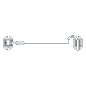 Bristish Style Cabin Hook  by Deltana - 6" - Polished Chrome - New York Hardware