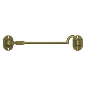 Bristish Style Cabin Hook  by Deltana - 6" - Antique Brass - New York Hardware