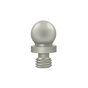 Specialty Solid Brass Ball Tip Finals by Deltana -  - Brushed Nickel - New York Hardware