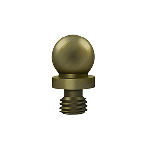 Specialty Solid Brass Ball Tip Finals by Deltana -  - Antique Brass - New York Hardware