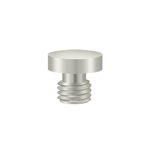 Specialty Solid Brass Button Tip Finals by Deltana -  - Polished Nickel - New York Hardware