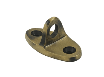 Cabin Swivel Hooks Eye - Antique Brass - New York Hardware Online