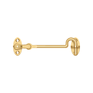 Cabin Swivel Hook  by Deltana - 4" - PVD Polished Brass - New York Hardware