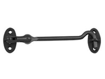 Cabin Swivel Hooks, 4"  hook - Black - New York Hardware Online