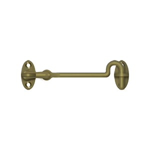 Cabin Swivel Hook  by Deltana - 4" - Antique Brass - New York Hardware