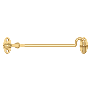 Cabin Swivel Hook  by Deltana - 6" - PVD Polished Brass - New York Hardware
