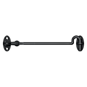 Cabin Swivel Hook  by Deltana - 6" - Paint Black - New York Hardware