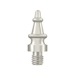 Specialty Solid Brass Steeple Tip Finals by Deltana -  - Polished Nickel - New York Hardware