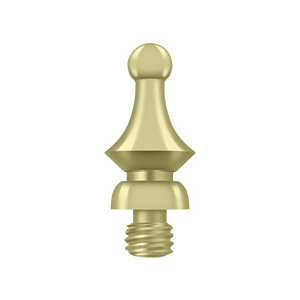 Specialty Solid Brass Windsor Tip Finals by Deltana -  - Unlacquered Brass - New York Hardware