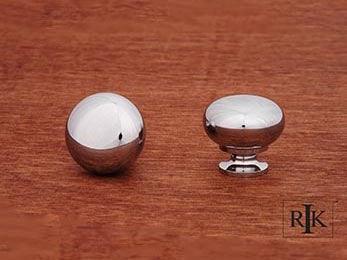 Mushroom Knob 1 1/4" (32mm) - Chrome - New York Hardware Online