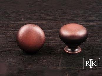 Mushroom Knob 1 1/4" (32mm) - Distressed Copper - New York Hardware Online