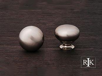 Mushroom Knob 1 1/4" (32mm) - Pewter - New York Hardware Online