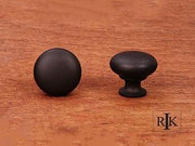 Thin Mushroom Knob 1 1/4" (32mm) - Oil Rubbed Bronze - New York Hardware