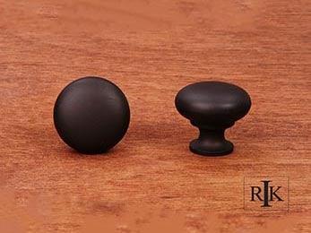 Thin Mushroom Knob 1 1/4" (32mm) - Oil Rubbed Bronze - New York Hardware