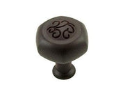 Palermo Hexagon Knob 1 1/4" (32mm) - Oil Rubbed Bronze - New York Hardware Online