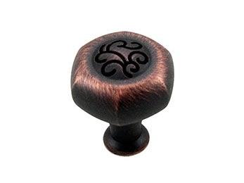 Palermo Hexagon Knob 1 1/4" (32mm) - Valencia Bronze - New York Hardware Online