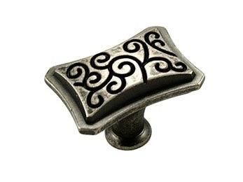 Palermo Octagon Knob 1 5/8" (41mm) - Weathered Nickel - New York Hardware Online
