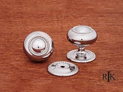 Rope Knob with Detachable Back Plate 1 1/2" (38mm) - Chrome - New York Hardware