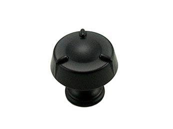 Small Fullerton Knob 1 1/4" (32mm) - Black - New York Hardware
