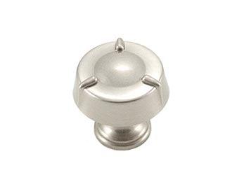 Small Fullerton Knob 1 1/4" (32mm) - Satin Nickel (Pewter) - New York Hardware