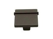 Square Newbury Knob 1 11/32" (34mm) - Oil Rubbed Bronze - New York Hardware