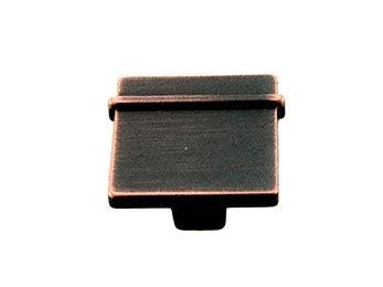 Square Newbury Knob 1 11/32" (34mm) - Valencia Bronze - New York Hardware