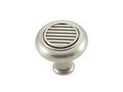 Corcoran Knob 1 1/4" (32mm) - Satin Nickel (Pewter) - New York Hardware Online