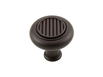 Corcoran Knob 1 1/4" (32mm) - Oil Rubbed Bronze - New York Hardware Online