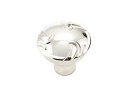 Nottingham Knob 1 1/4" (32mm) - Polished Nickel - New York Hardware Online