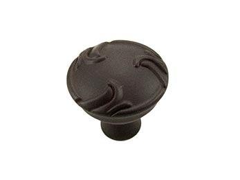 Nottingham Knob 1 1/4" (32mm) - Oil Rubbed Bronze - New York Hardware Online