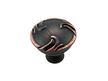 Nottingham Knob 1 1/4" (32mm) - Valencia Bronze - New York Hardware Online