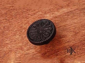 Flower Knob 1 1/4" (32mm) - Oil Rubbed Bronze - New York Hardware Online