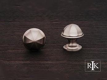 Contoured Dome Knob 1 1/16" (27mm) - Pewter - New York Hardware Online