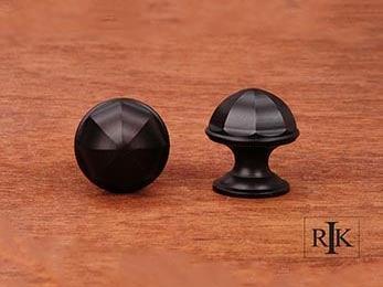 Contoured Dome Knob 1 1/16" (27mm) - Oil Rubbed Bronze - New York Hardware Online