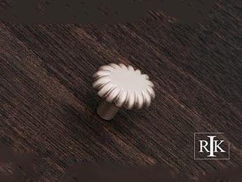 Lines @ End Knob 1 3/16" (30mm) - Pewter - New York Hardware Online