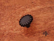 Lines @ End Knob 1 3/16" (30mm) - Oil Rubbed Bronze - New York Hardware Online