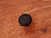 Flowery Ornate Knob 1 1/4" (32mm) - Oil Rubbed Bronze - New York Hardware Online